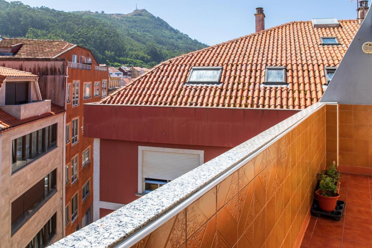 Atico Mirador Santa Tecla A Guarda Lägenhet Exteriör bild